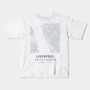 liverpool simple map Kids T-Shirt